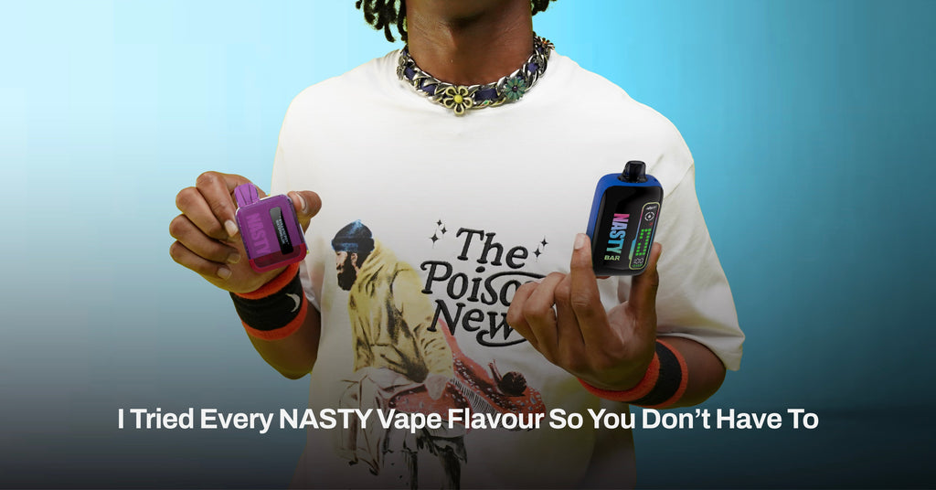 Featured image showing Nasty Vape devices – bold design, powerful flavours, and premium vaping experience