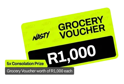 Grocery Voucher worth of R1,000 each