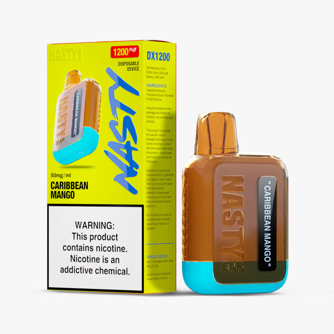 NASTY BAR DX 1.2K Disposable Vape with 1200 Puffs NASTY BAR DX 1.2K Disposable Vape with 1200 Puffs