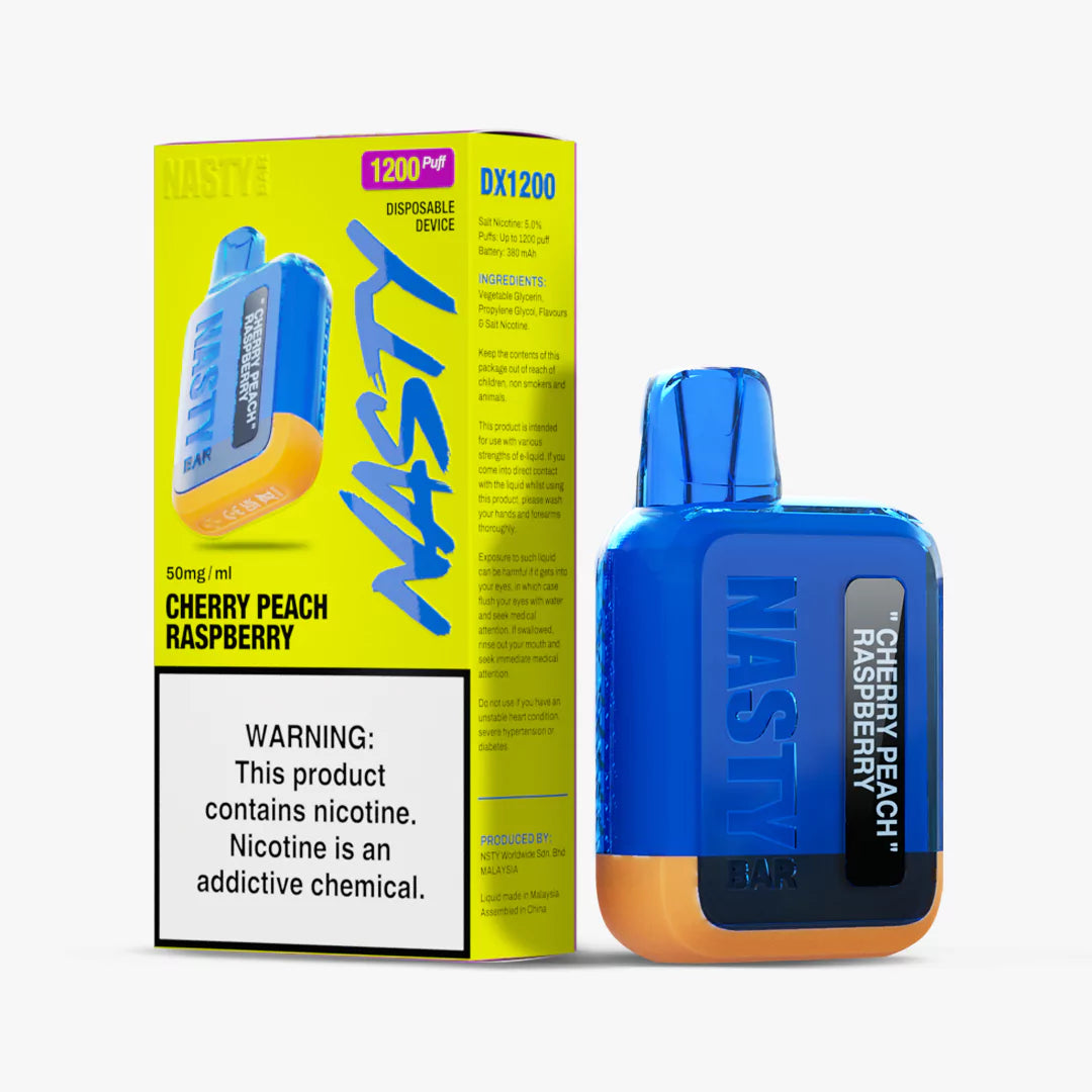 NASTY BAR DX 1.2K Disposable Vape with 1200 Puffs NASTY BAR DX 1.2K Disposable Vape with 1200 Puffs