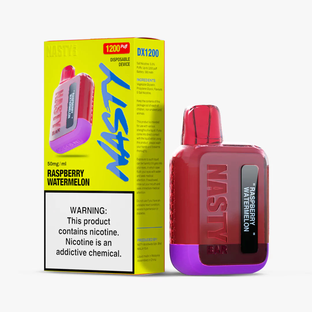 NASTY BAR DX 1.2K Disposable Vape with 1200 Puffs NASTY BAR DX 1.2K Disposable Vape with 1200 Puffs