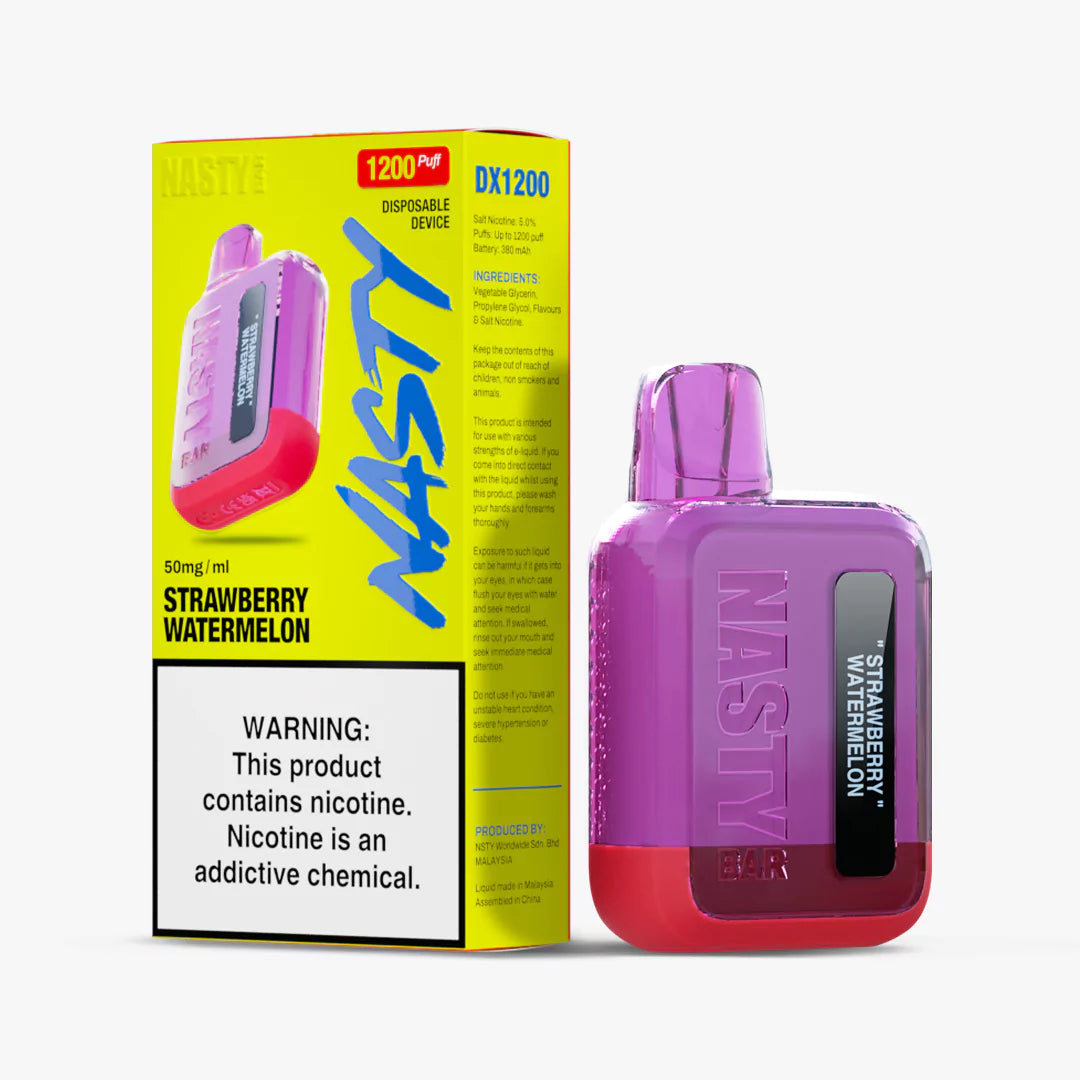 NASTY BAR DX 1.2K Disposable Vape with 1200 Puffs NASTY BAR DX 1.2K Disposable Vape with 1200 Puffs