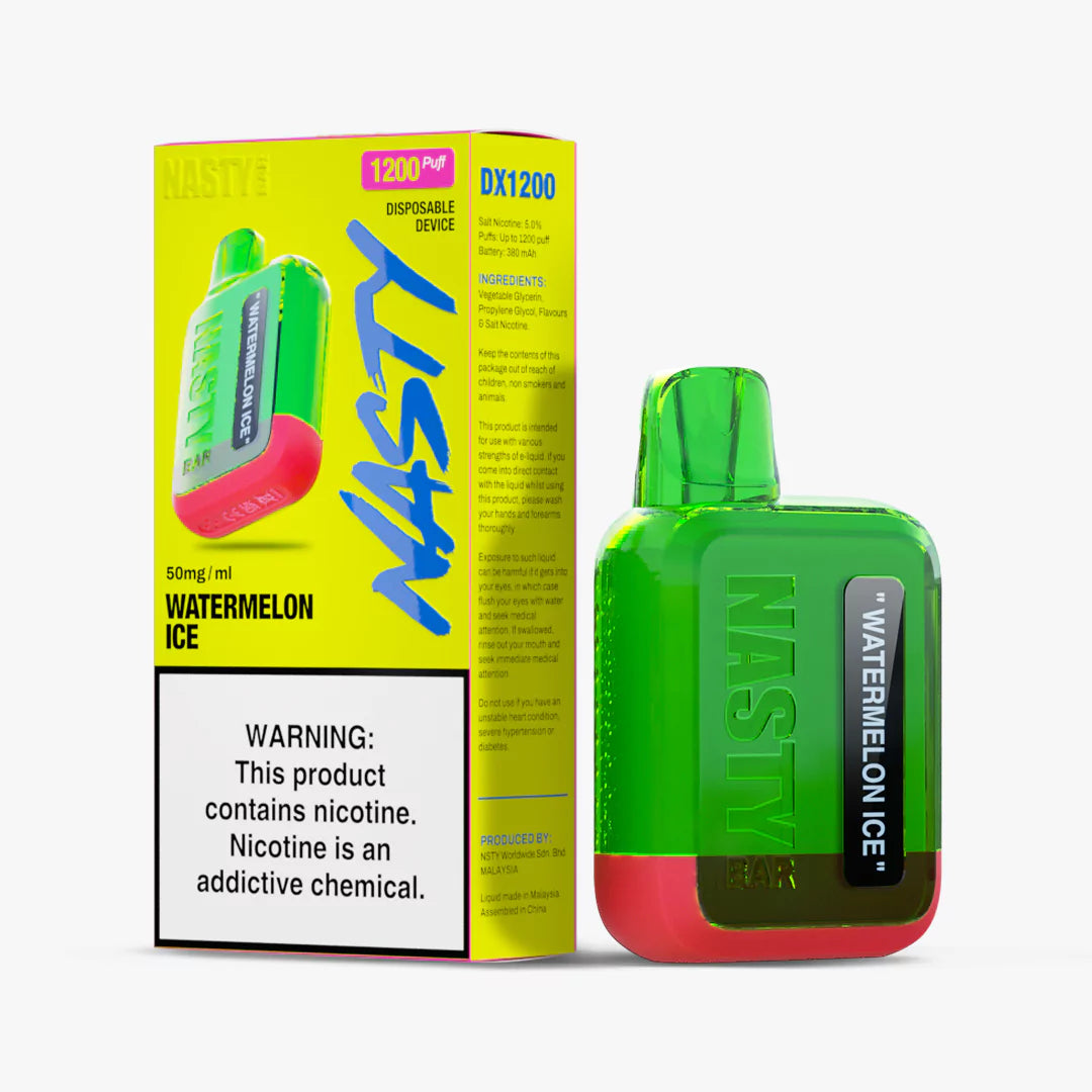 NASTY BAR DX 1.2K Disposable Vape with 1200 Puffs NASTY BAR DX 1.2K Disposable Vape with 1200 Puffs