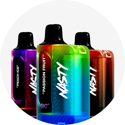 Disposable pod showcasing Nasty Bar flavours – bold, satisfying puffs in a compact all-in-one vape