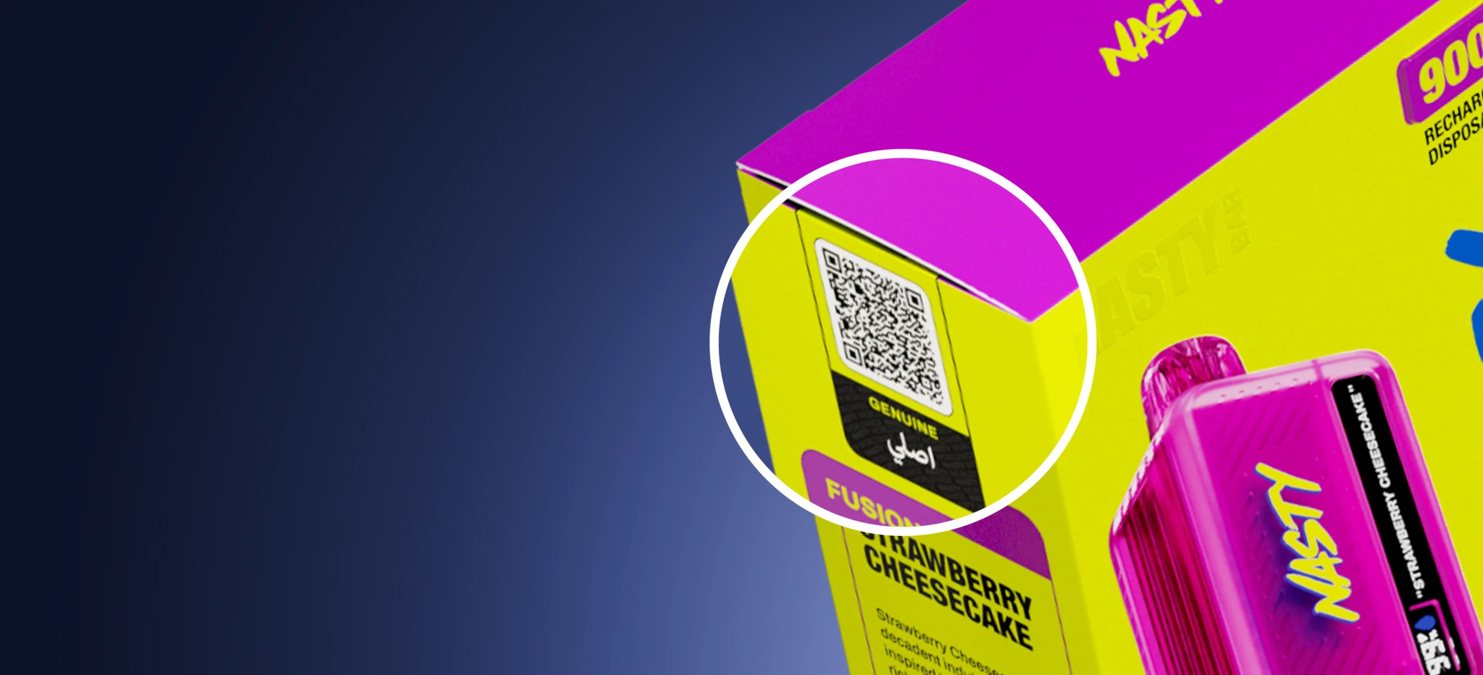 Scan2Win contest banner featuring Nasty Vape flavours – win exclusive prizes with bold flavour selections