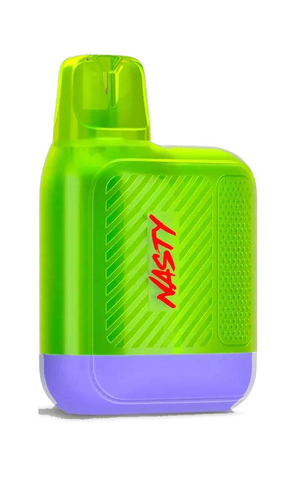 NASTY BAR DX3K in apple green over a lilac base.